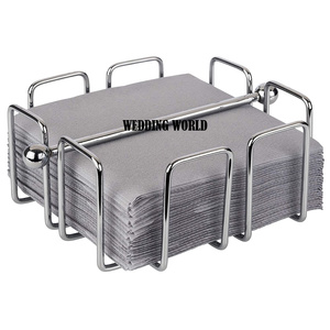 Porte-serviettes en métal de qualité supérieure, fabriqué à la main, écologique, durable, porte-mouchoirs, dernière arrivée, design cartonné - Product Image 6