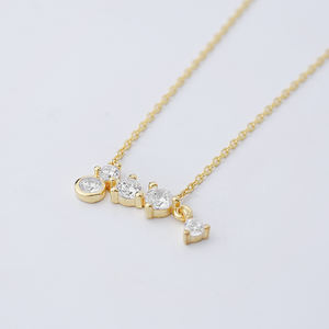 À la mode Brillant Zircon Pierre Minimaliste Style Gros Turc Charme Main En Argent Sterling Collier - Product Image 4