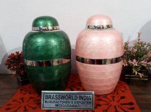 Urna Funeraria de Latón PINK PRESTIGE, Estilo Americano, Brassworld India - Product Image 2