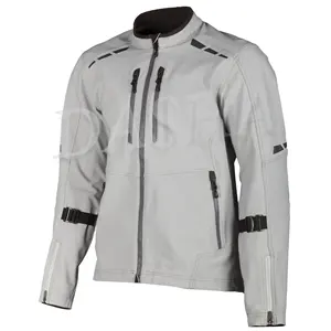 男式外套摩托车纺织100% 涤纶夹克自行车手额外舒适耐用摩托车夹克