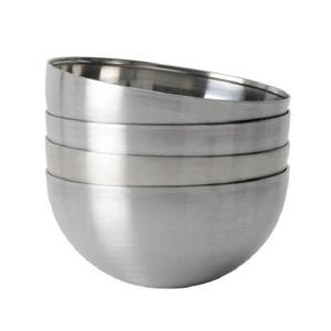 ชุดชามเสิร์ฟสแตนเลส 4 ใบ คุณภาพเยี่ยม ขนาดและรูปทรงตามสั่ง อุปกรณ์ครัว ชามใส่อาหาร ผลไม้ - Product Image 1