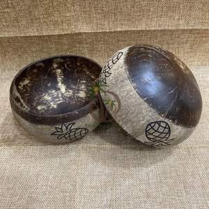 BOL EN COQUE DE NOIX DE COCO ET CUILLÈRE EN BOIS SET ACAI SMOOTHIE BOUDDHA BOL EN NOIX DE COCO FABRIQUÉ AU VIET NAM - Product Image 5