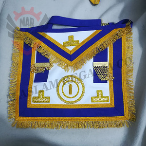 Craft Grand Officers Full Dress Apron | Custom Rank District Aprons | Senior Deacon Provincial Apron - Product Image 6