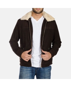 Chaquetas de Cuero para Hombre con Logotipo Personalizado de Alta Calidad |   Chaquetas de Cuero con Cuello Alto de Lona OEM/ODM, Nueva Llegada - Product Image 6
