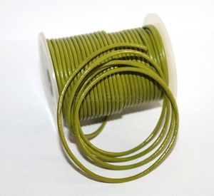 TOP QUALITY LEATHER LACES MULTI COLOR CORDS 1MM 1.5MM 2MM ROUND METER YARD SPOOL SUPPLY by MANUFACTURER EXCEL EXPORTS - Product Image 1