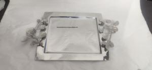 ถาดเสิร์ฟอาหารเคลือบเงินสำหรับบ้านโรงแรมและร้านอาหารจานเสิร์ฟอาหารจานสแตนเลสทันสมัย - Product Image 6