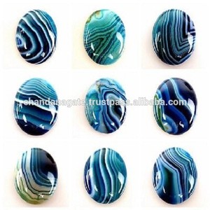 Joyería ovalada de ónix azul de alta calidad, piedra colgante, cabujón ovalado, joyería, piedra Natural, cristal curativo, mayorista de piedras preciosas - Product Image 3