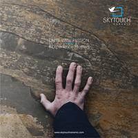 Carreaux de sol et de mur en porcelaine pour salle de bain, collection Skytouch Ceramic, haute qualité, brun mat, aspect classique, résistants à l'usure