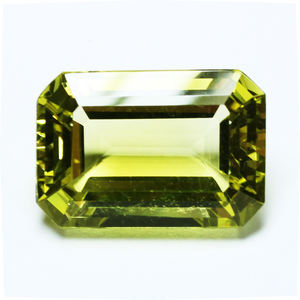 เลมอนควอตซ์100% อัญมณีหลวมธรรมชาติทรงสี่เหลี่ยมขนาดได้รับการรับรองขนาดมะนาวควอตซ์สีเหลืองสำหรับการทำเครื่องประดับที่ดี - Product Image 1