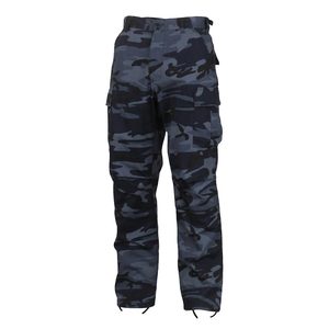 กางเกงคาร์โก้ผ้าแคนวาสลำลองแบบดิสเทรส คุณภาพสูง ขายดีที่สุด พร้อมแถบข้างแบบกำหนดเอง ปักลายเชือกผูกเอว สำหรับทุกเพศ - Product Image 3