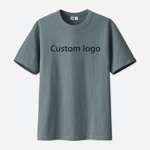 T-shirt OEM pour homme 100 % coton épais 300 GSM anti-rétrécissement coupe classique col rond manches courtes séchage rapide style urbain stock US - Product Image 4