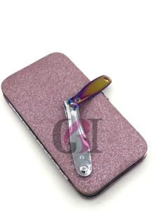 Nouvel arrivage de coupe-ongles de couleur argent plasma arc-en-ciel magnifique de qualité supérieure en acier inoxydable japonais avec logo personnalisé instrument de beauté - Product Image 3