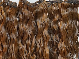 ผมเวอร์จิน 100% ผ้าสีน้ําตาลธรรมชาติ Bundles ลูกไม้ Toppers ผมวาดคู่วิกผมสีน้ําตาลอ่อน - Product Image 3