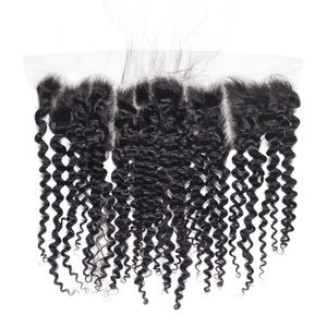 Malla frontal de encaje rizado, 13x4 hd, virgen de Vietnam, alineada cutícula, frontales de encaje hd disponibles, venta al por mayor de fábrica - Product Image 2