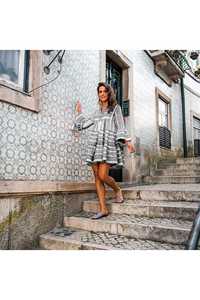 ชุดทำงานปักลายลูกไม้ที่หรูหราที่สุดของผู้หญิง,ชุดเดรสสั้นสำหรับใส่อาบน้ำงานเลี้ยงชายหาดแขนยาวลำลองฤดูร้อนปี2020 - Product Image 2