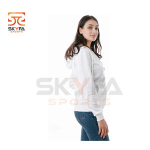 Custom Oversized Zipper Women's Hoodie Fitted Pocket Hoodies Sweatshirts With Custom Logo Plain Hoodie - Product Image 5