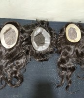Perruque Full Swiss Lace naturelle Remy, 100% cheveux humains, toupet pour hommes, système de remplacement de cheveux