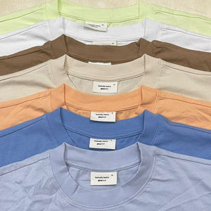 Camiseta Casual de Manga Corta para Mujer, 100% Algodón Orgánico, Ecológica, Comprimida, Antiencogimiento, Lisa, Transpirable, Cuello Redondo - Product Image 1