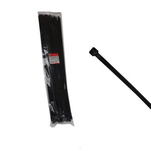 Gran oferta de bridas de nailon blancas y negras con cremallera de 9mm, bridas de plástico multifuncionales con autobloqueo, 80 cm, 100 cm de longitud, sin halógenos - Product Image 1