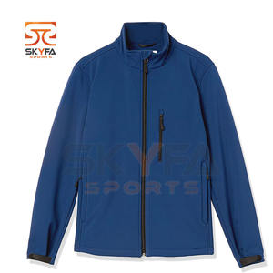 Veste souple d'extérieur pour hommes, souple, étanche, sans capuche, bonne qualité, personnalisée, vente en gros - Product Image 4