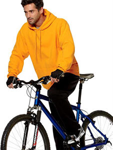 Sweat à capuche pour hommes, 50% coton 50% Polyester, manches longues, imprimé surdimensionné - Product Image 3