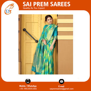 อินเดียผู้ส่งออกนุ่มผ้าไหมทอผ้า Saree - Product Image 3