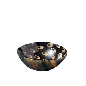 ชามสลัดฮอร์นพร้อมเซิร์ฟเวอร์,ชามเขาบัฟฟาโลพร้อมช้อนสำหรับใส่สลัดผลไม้ - Product Image 2