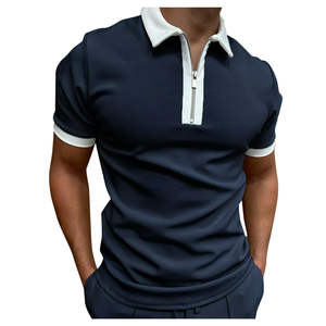 เสื้อโปโลสำหรับผู้ชายเสื้อคอปกคอออกแบบได้ตามต้องการมีสไตล์ผ้าทอลายพิมพ์ดิจิตอลแบบมีสไตล์ - Product Image 5