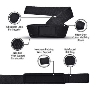 Correas de levantamiento de algodón de camuflaje rojo personalizadas cinturón de fitness de gimnasio personalizado con barra de tracción acolchada de neopreno y soporte para levantamiento de pesas - Product Image 3