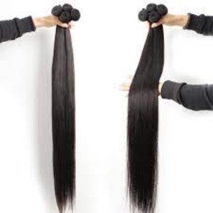 40 pulgadas MOQ 3 Paquetes de extensiones de cabello Remy virgen indio que teje estilos suaves rectos y ondulados en color de cabello Natural - Product Image 4