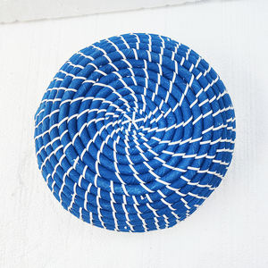 Wholesale Wrapped Fabric <b>Seagrass</b> Storage <b>Basket</b> Sweet Grass Design for Home Organization - Product Image 4