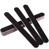 Limas de uñas de metal profesionales para uñas naturales Accesorios de uñas de doble cara Herramientas para uso en salón de belleza en el hogar.