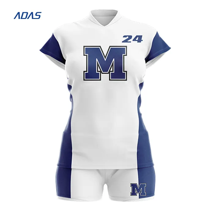 Fashion Custom Design Your Own Logo Volleyball Jersey Sets Volleyball Uniform Shirt Wholesale Ladies High Quality Short Sleeve