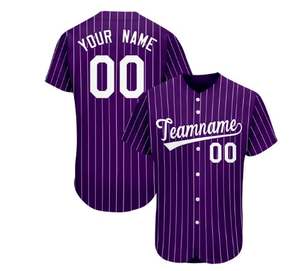 Jersey de béisbol de alta calidad para hombre, Jersey personalizado, 100% poliéster, OEM, venta al por mayor - Product Image 4