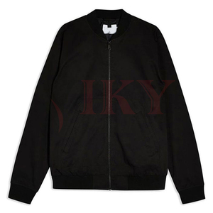 Chaqueta Bomber impermeable para hombre, cazadora con logotipo bordado personalizado - Product Image 2