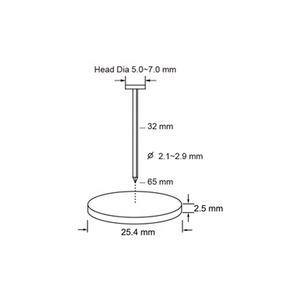 Cloueuse pneumatique à bobine VIM CN65CPA/CN65CPB, capacité de 200 à 300 clous, fabriquée à Taïwan - Product Image 2