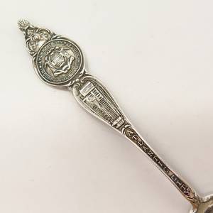 Ensemble de cuillères modernes Poignée en marbre noir Design antique Couverts élégants Portabilité Argenterie en acier inoxydable pour le dessert à manger - Product Image 5