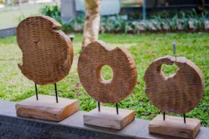 Meilleures ventes : Anneaux en bois de teck de haute qualité, durables et écologiques, qualité supérieure pour l'esthétique de la décoration intérieure - Product Image 3