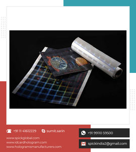 <b>holographic</b> Laminate Film Direct production by the manufacturer of BOPP colored <b>holographic</b> thermal laminating film - Product Image 6