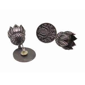 treanding handmade silver look alike hoop earings - Product Image 3