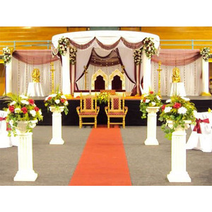 Increíble Mandap de Boda Moderno con Color Personalizado, con Pilares Romanos Ligeros de Fibra de Vidrio, Tamaño Personalizado, Marca DSTEXPORTS - Product Image 1