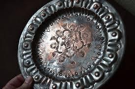 Plaques de chargeur martelées métalliques et argentées, chargeur en métal, de bonne qualité, moderne - Product Image 5