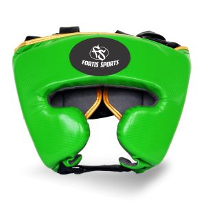 Protector de cabeza de cuero profesional, taekwondo personalizado, para entrenamiento - Product Image 4