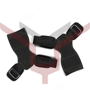Poignées de levage gymnastique, à 3 trous, en Fiber de carbone, pour les tractions, entraînement de musculation - Product Image 6