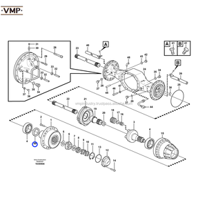VOE 11168122-Étanchéité pour chargeuses sur pneus L90D, L90E, L90F, L90G, L110E-Pièces de machines de construction de haute qualité neuves - Product Image 5