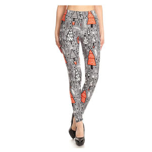 กางเกงเลกกิ้งออกกำลังกายสำหรับผู้หญิงเอวสูงป้องกันการนั่งยองผ้านุ่มยืดได้4ทางเพื่อความยืดหยุ่น - Product Image 2