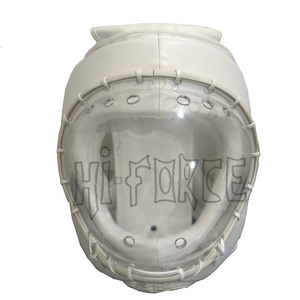 Casco de Artes Marciales Kudo de Cuero PU Neo, Protector Facial Completo de Cristal de Alta Calidad, Protector de Cabeza para Esgrima - Product Image 2