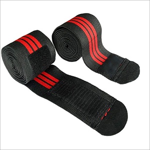 Emballages de genoux avec sangle pour homme et femme, accessoire de musculation, avec crochet et boucle qui soulève les genoux, pour la gymnastique - Product Image 3