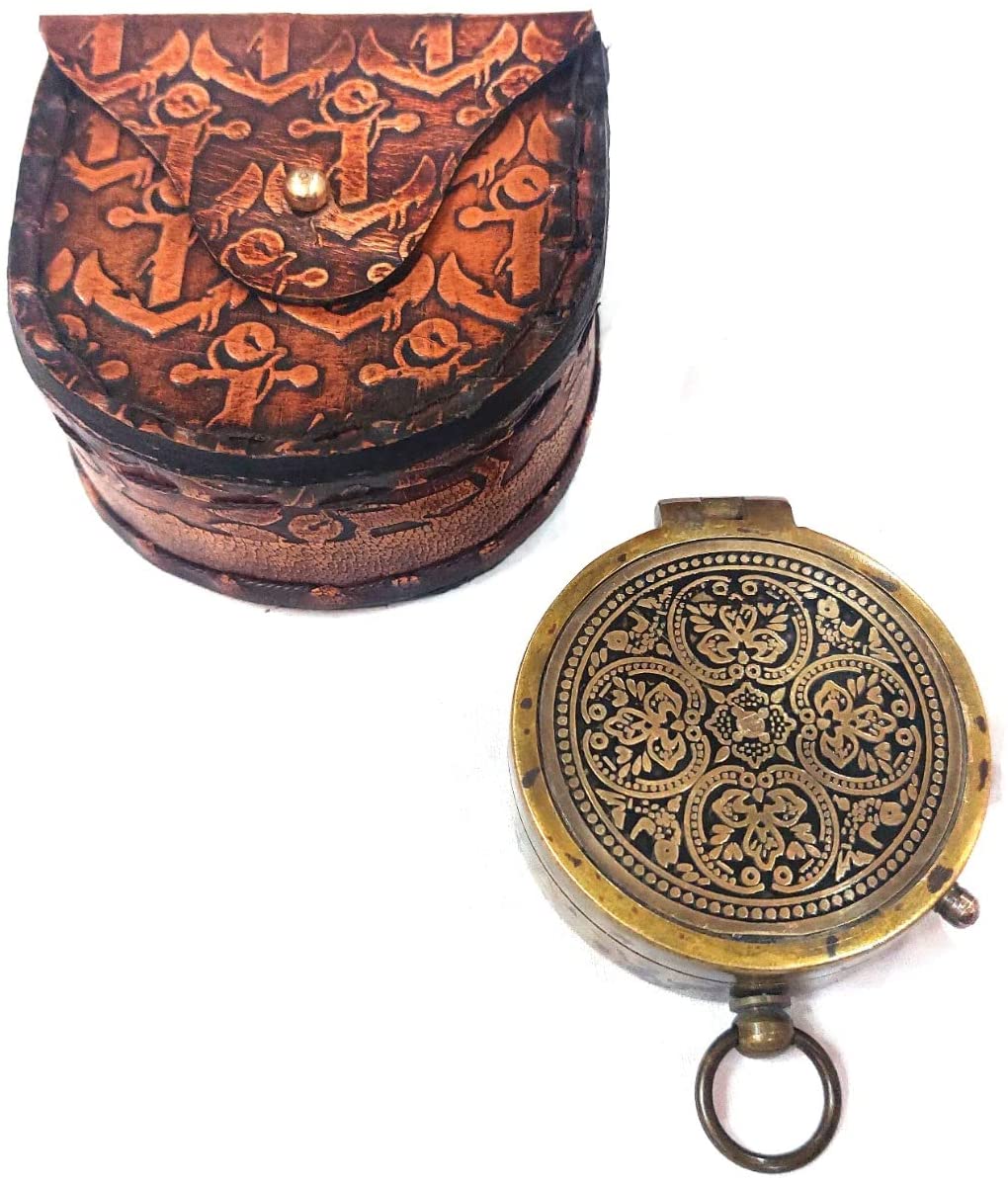 Boussole Recta DP6 + étui de ceinture en cuir vintage ! (Gebraucht) in