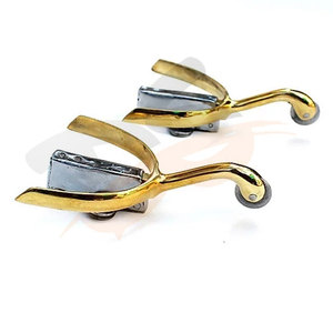 5.5cm Neck Length Swan Neck Box Horse Equipment Spur Stainless Steel Horse Spurs